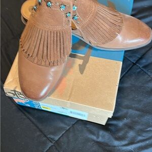 OTBT Brown Fringe Women's Shoes